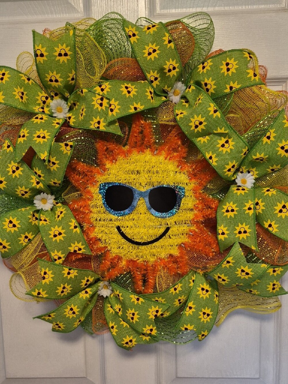 Wreath, Door Decoration, Bright & Happy Sunshine